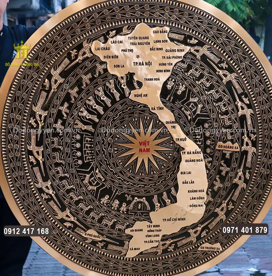 H&igrave;nh bản đồ Việt nam mới nhất 34 tỉnh th&agrave;nh được chạm khắc sắc n&eacute;t